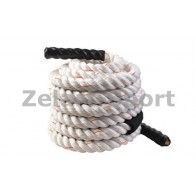 Канат тренировочный для Кроссфита (Crossfit Battle Rope) SRP002
