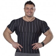 Мужская тренировочная плотно облегающая футболка BIG SAM 2706