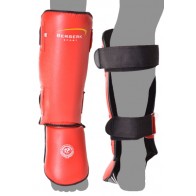 Защита голеностопа BERSERK усиленная (винил) red