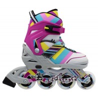 Роликовые коньки раздвижные ZEL Z-800M ABSTRACT