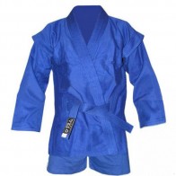 Кимоно для самбо синее (самбовка+шорты) VELO VL-8127