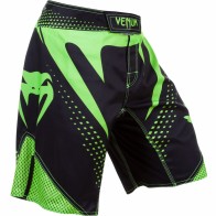Шорты MMA Venum Hurricane Fight Shorts Black Neo Green