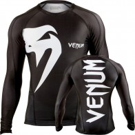 Рашгард Venum Giant rashguard - Black - Long sleeves
