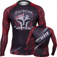 Рашгард Venum Gladiator Rashguard Long Sleeves Black Red