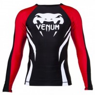 Рашгард Venum Electron 2.0 Rashguard - Black - Long Sleeves