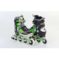Роликовые коньки раздвижные ZEL Z-638G / (36-39) VULCAN