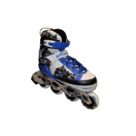 Роликовые коньки раздвижные ZEL Z-098B / (38-41) синий