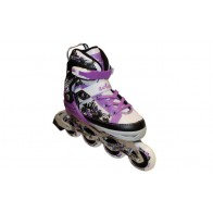 Роликовые коньки раздвижные ZEL Z-098V / (38-41) фиолетовый