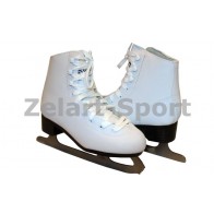 Коньки фигурные белые PVC Z-2151-41