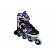 Роликовые коньки раздвижные ZEL Z-809B / (38-41) синий