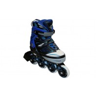 Роликовые коньки раздвижные ZEL Z-9001B / (39-42) синий