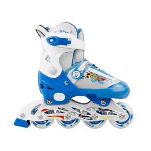 Детские роликовые коньки раздвижные RIO BLUE