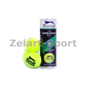 Мяч для большого тенниса SLAZENGER (3шт) 340884 WIMBLEDON