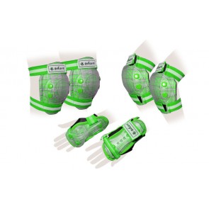 Защита спорт. наколенники, налокот., перчатки детские ZEL SK-4678G CANDY