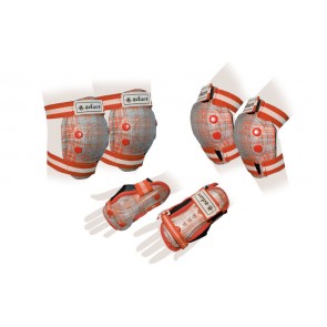 Защита спорт. наколенники, налокот., перчатки детские ZEL SK-4678OR CANDY