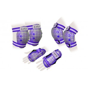 Защита спорт. наколенники, налокот., перчатки детские ZEL SK-4678V CANDY