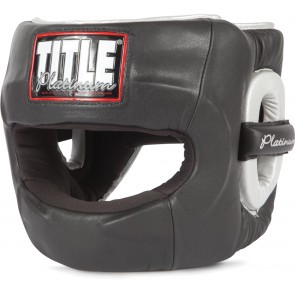Боксерский бесконтактный шлем TITLE Platinum Paramount