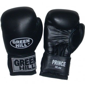 Кожаные боксерские перчатки "PRINCE"