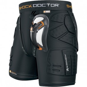 Защитные шорты с протекторами и ракушкой Shock Doctor SHOCKSKIN LAX RELAX FIT