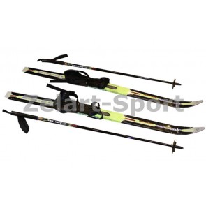 Лыжи беговые в комплекте с палками Zelart SK-1883-90A