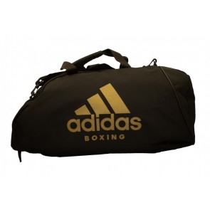Сумка-рюкзак (2в1) Adidas с принтом Boxing золотого цвета