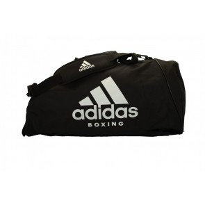 Сумка-рюкзак (2в1) Adidas с принтом Boxing белого цвета