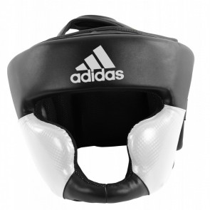 Боксерский шлем Adidas Response Standart черно-белый