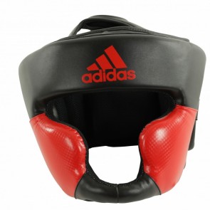 Боксерский шлем Adidas Response Standart черно-красный