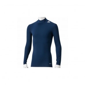 Компрессионная футболка Adidas TECHFIT BASE длинный рукав (синий)