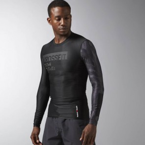 Компрессионная мужская футболка с длинным рукавом Reebok CrossFit