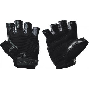 Перчатки для фитнеса Harbinger Pro 143 Non-WristWrap Vented Cushioned Leather Palm Weightlifting Gloves