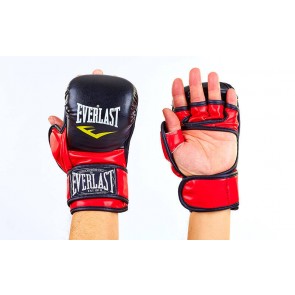 Перчатки для смешанных единоборств MMA PU ELAST BO-4612-BKR