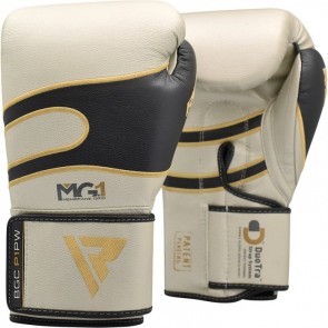 БОКСЕРСКИЕ ПЕРЧАТКИ RDX LEATHER PEARL WHITE