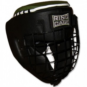 Боксерский бесконтактный шлем с съемной защитной сеткой RING TO CAGE Safety Cage Training Headgear