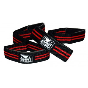 Кистевые ремни для тяги с неопреном BAD BOY Double Loop Lifting Straps пара
