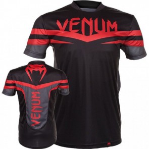 Футболка Venum - Sharp Dry Fit - Black & Red