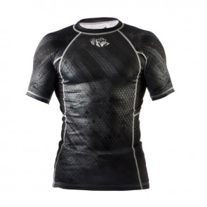 Рашгард Peresvit Immortal Silver Force Rashguard Short Sleeve Black Rain