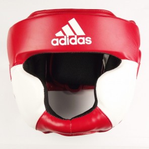 Боксерский шлем Adidas Response Standart красно-белый
