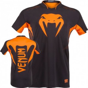 Футболка Venum Hurricane X Fit T-shirt - Black/Neo Orange