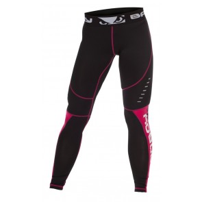 Компрессионные штаны женские Bad Boy  Leggings Black/Pink