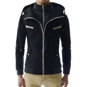 Толстовка мужская LCJ10 TheLees Mens Casual Slim Fit Hoodies Cotton Long Sleeve Solid Jacket