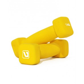 Гантели неопреновые LiveUp SQUARE HEAD 2х1 кг