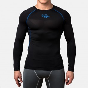 Компрессионная футболка Peresvit Air Motion Compression Long Sleeve T-Shirt Black Blue