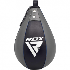 Пневмогруша боксерская RDX Leather Pro Blue без крепления