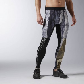 Компрессионные мужские брюки Reebok ONE Series Camo