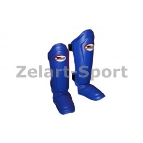 Защита для ног (голень+стопа) MMA Кожа TWINS SGL-10-BU-L