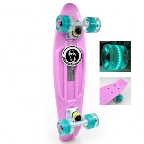 Скейт Penny Board LED Wheels Point Fish SK-406-3