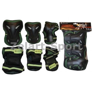 Защита спортивная наколенники, налокот., перчатки ZEL SK-3505G