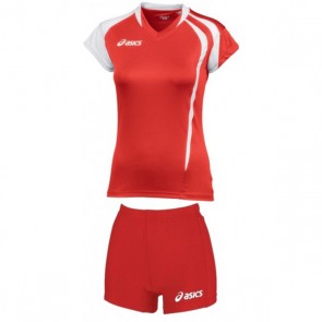 Волейбольная форма ASICS T-shirt Fan/Short Lady T751Z1-2601/T602Z1-2601