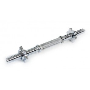 Гриф гантельный с насечкой хром TA-8049